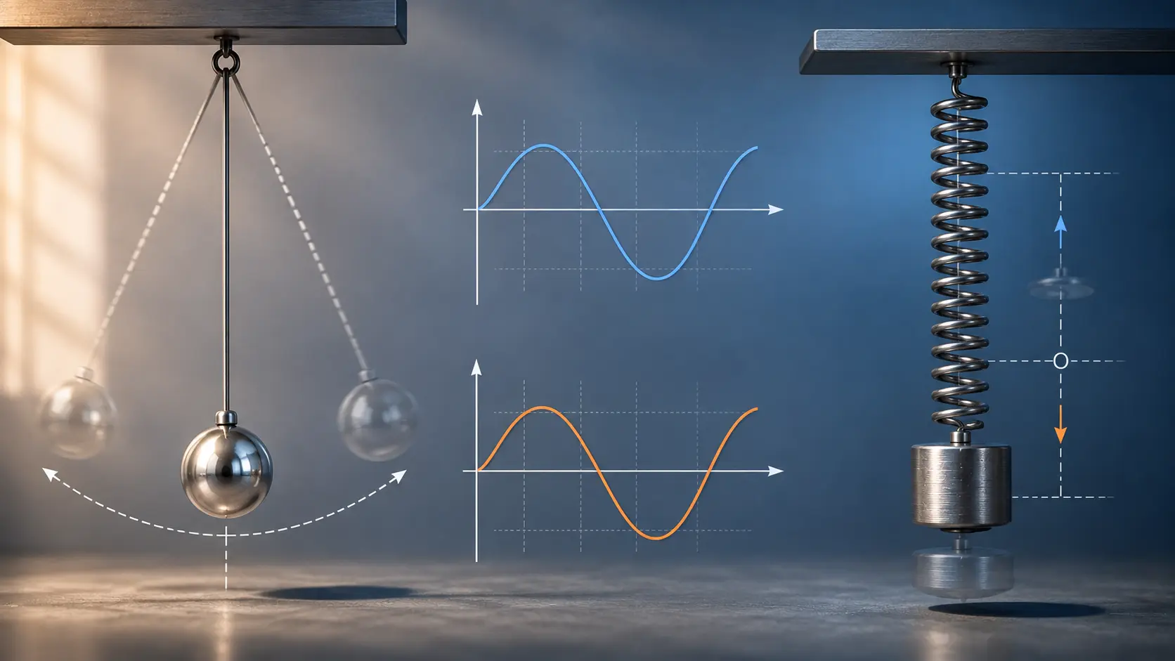 Simple Harmonic Motion Explained: Pendulums, Springs, and Why Everything Oscillates